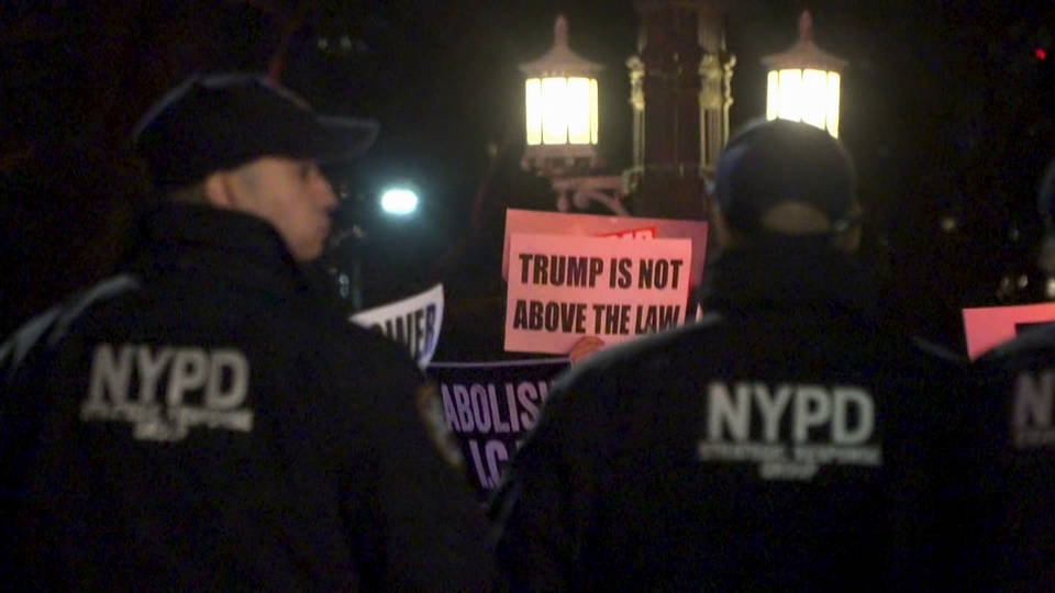 H2 trump emergency protest nyc
