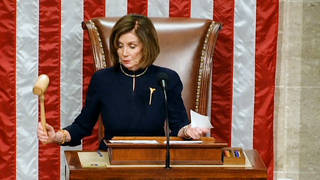 H1 house vote send impeachment articles senate