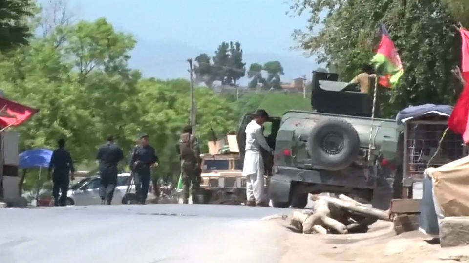 H9 afghanistan taliban raid police headquarters baghlan attack