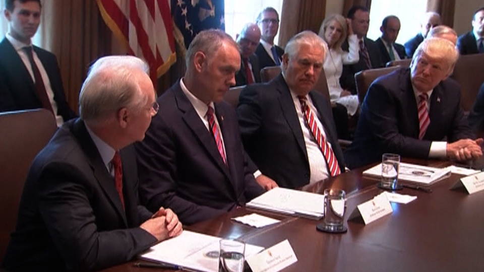 President Trump 'investigated over possible obstruction of justice' President Trump 'investigated over possible obstruction of justice'