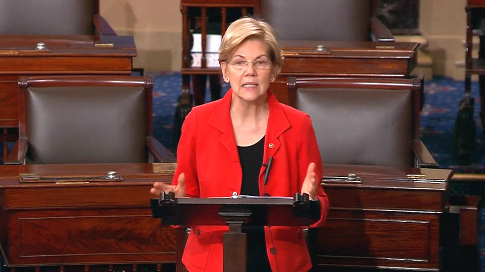H6 senator warren cancel student loan debt free public colleges