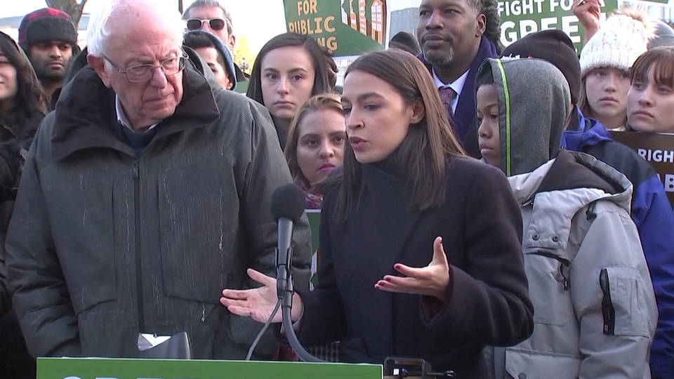 H15 bernie sanders alexandria ocasio cortez green new deal public housing