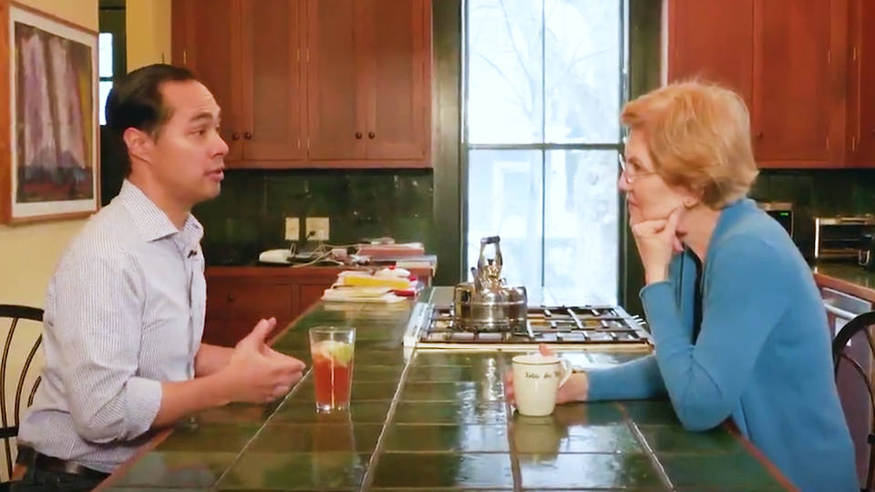 H3 julian castro endorses elizabeth warren 2020 election democratic party primary