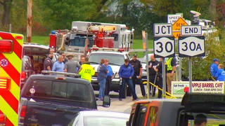 H9 limo crash scene