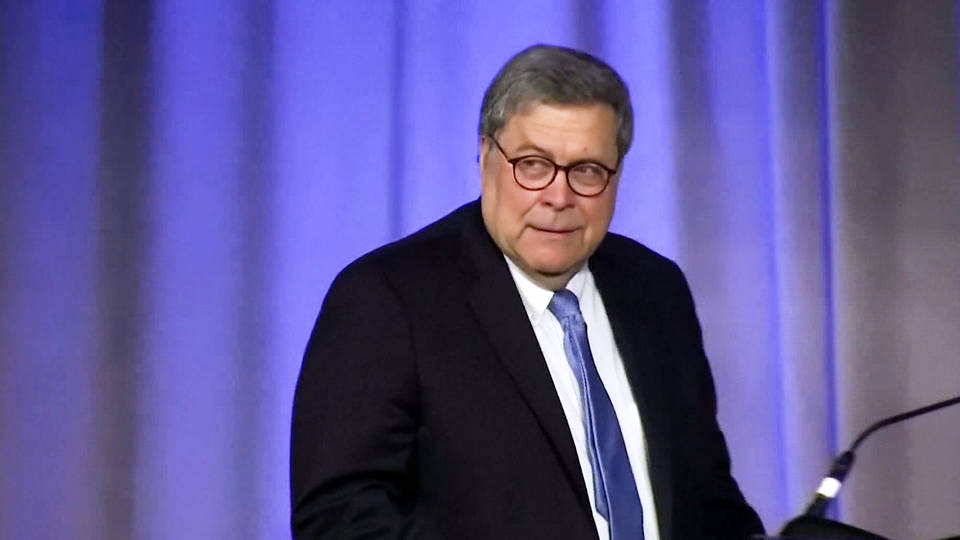 H1 2000 doj ex officials call ag barr resign judge calls review status roger stone case