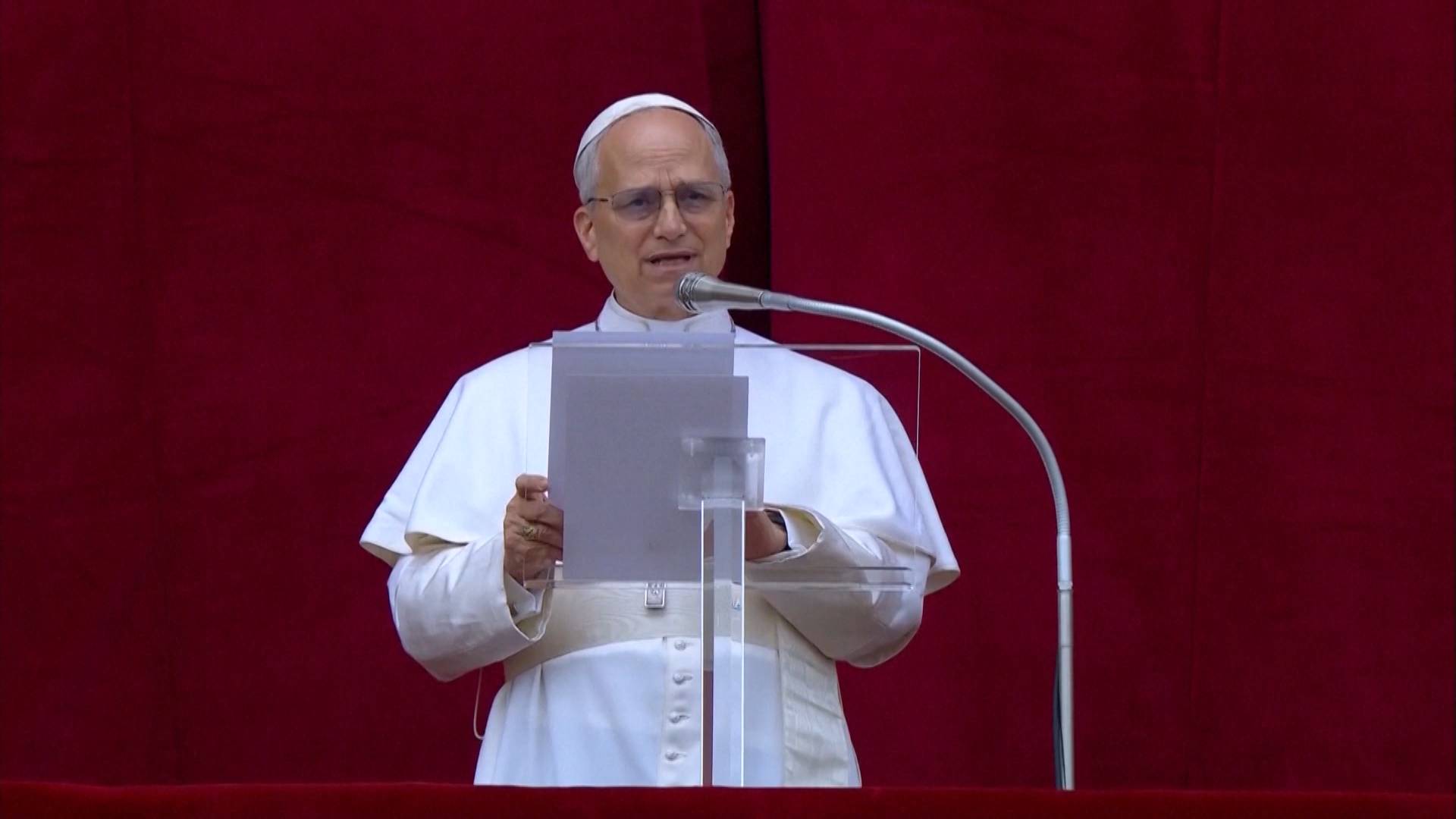 Papst Leo ruft in seiner Ansprache am ersten Sonntag zu einem ...