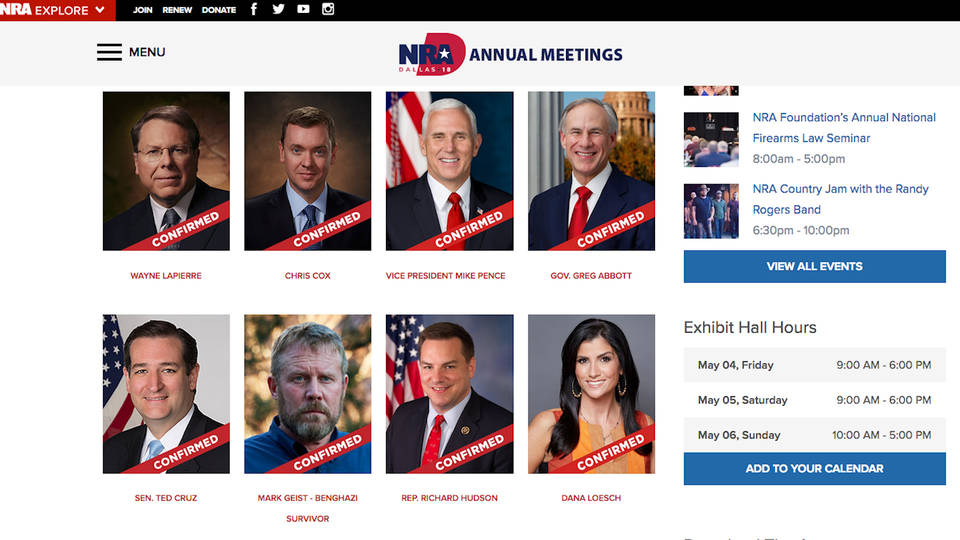 H6 nra gun ban pence