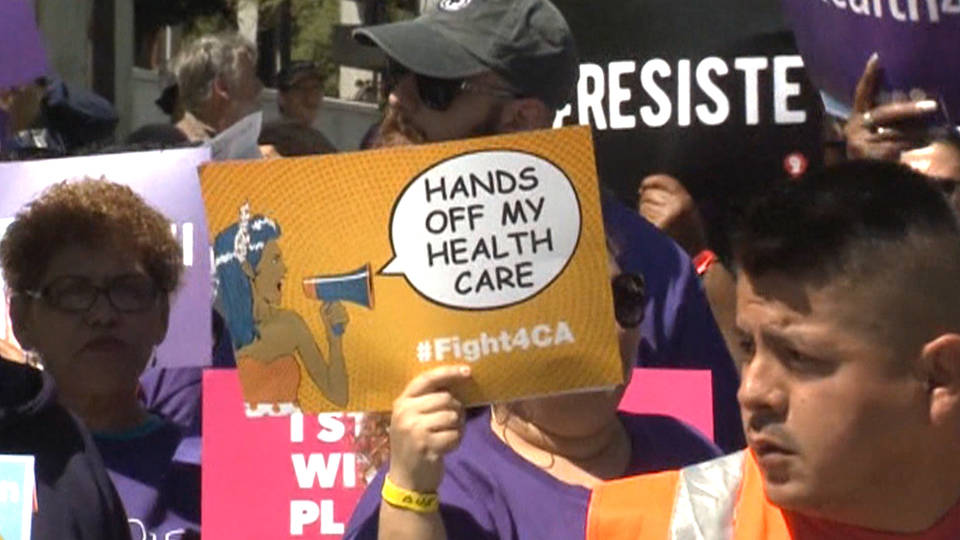 H4 healthcare protest