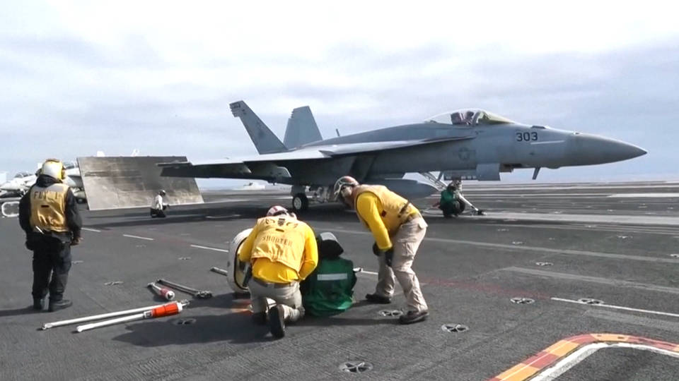 H1 pentagon troops iran middle east