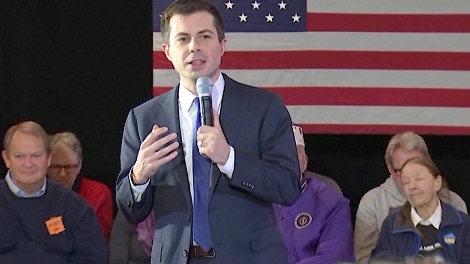 H2 iowa democratic party buttigieg leads sanders new hampshire