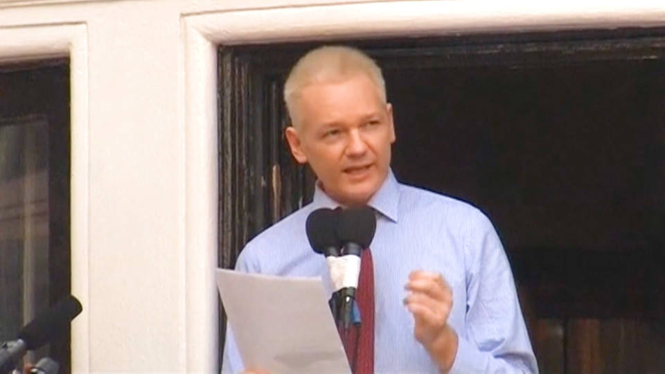 H9 assange equadorian embassy london