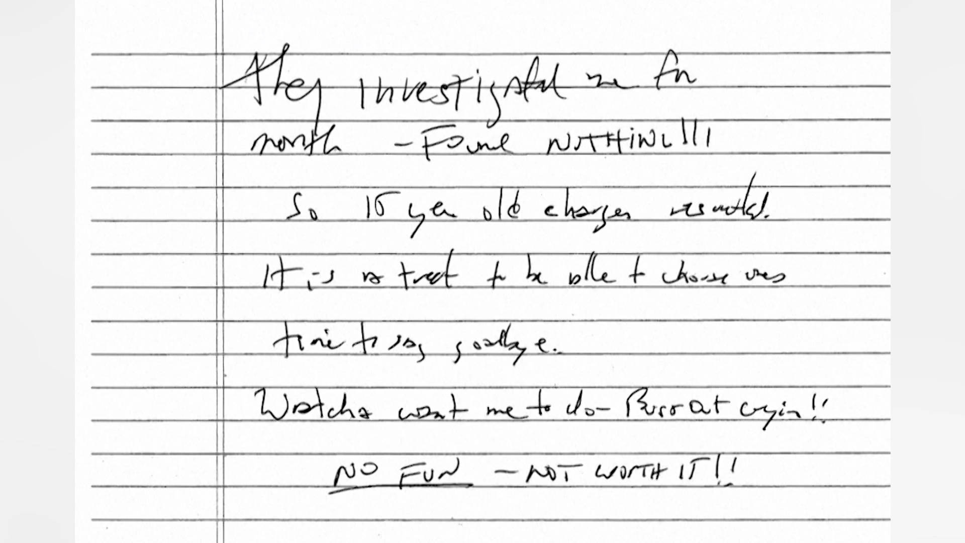 Federal Judge Releases Purported Suicide Note from Epstein