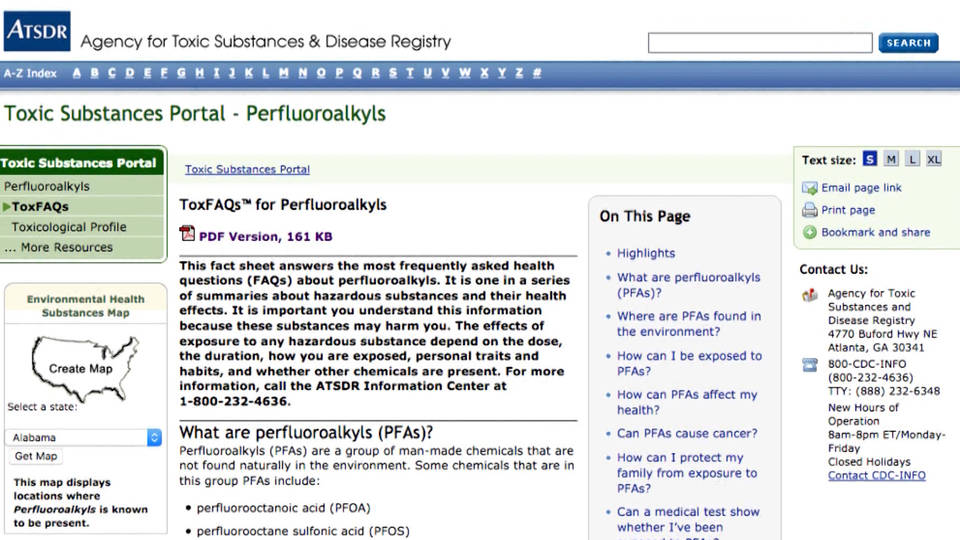 H10 epa water contamination report release