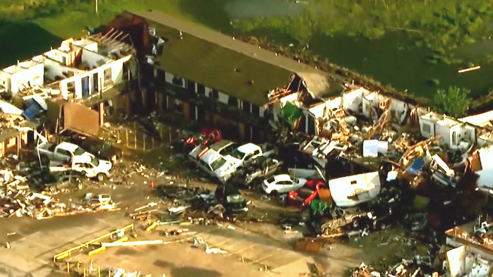 H11 tornadoes midwest oklahoma el reno deaths arkansas