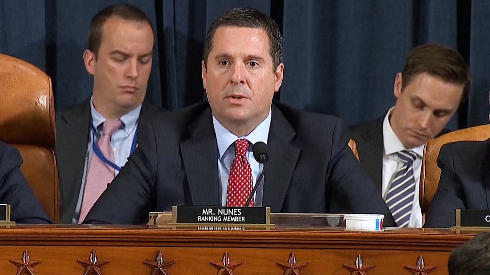 H2 impeachment republican congressmember devin nunes sued cnn 400 million dollars ukraine
