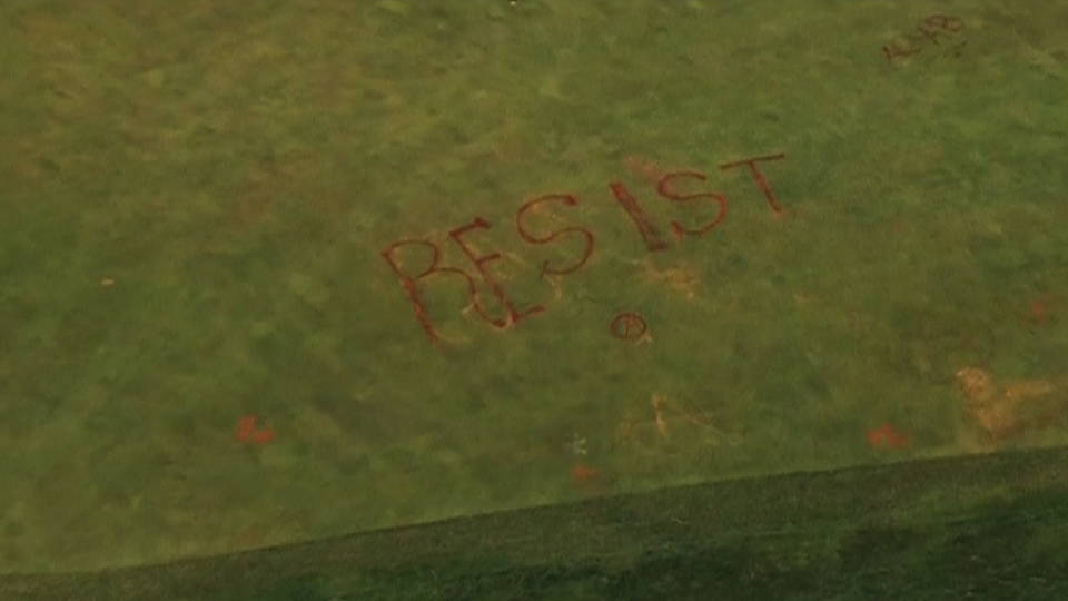 H14 resist trump golf course