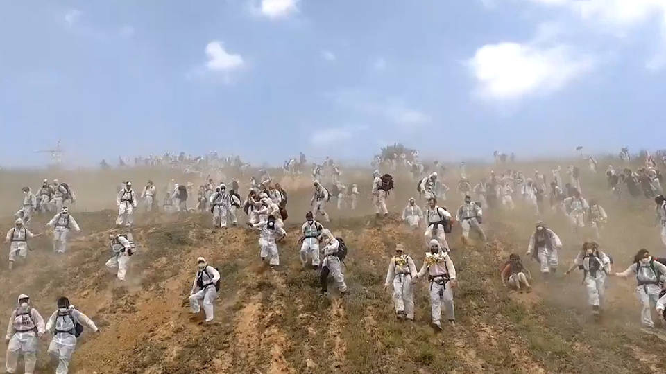 H6 rhineland germany climate activists coal mine protest