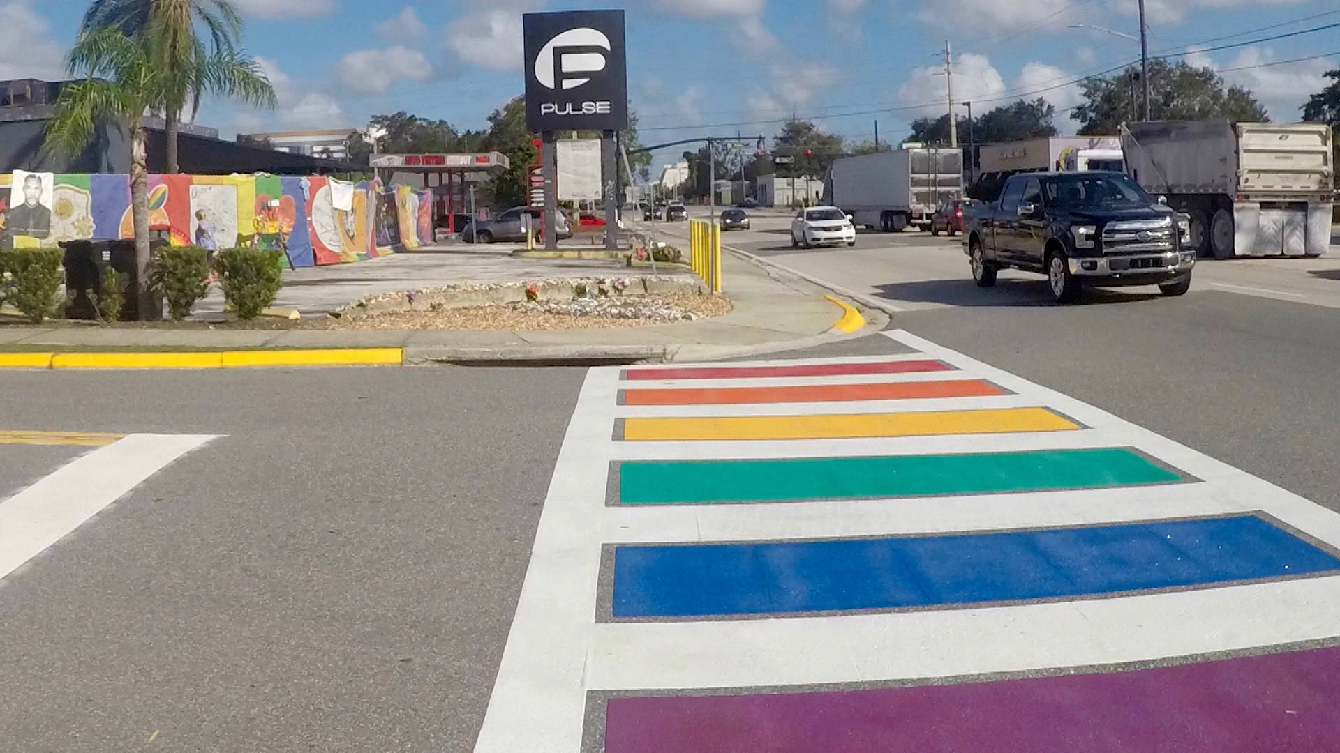 Florida Paints Over Rainbow Crosswalk Honoring the Victims of Pulse ...