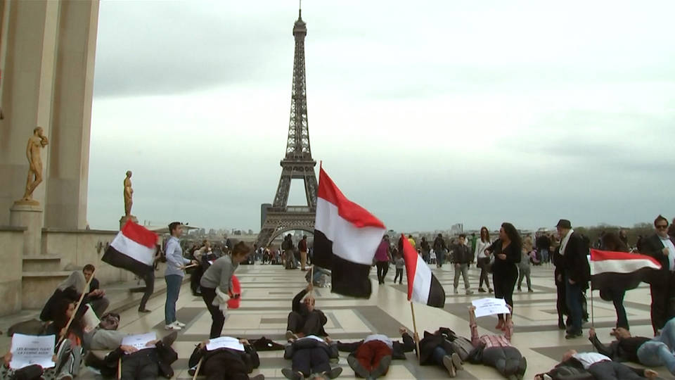 H10 yemen saudi protest paris