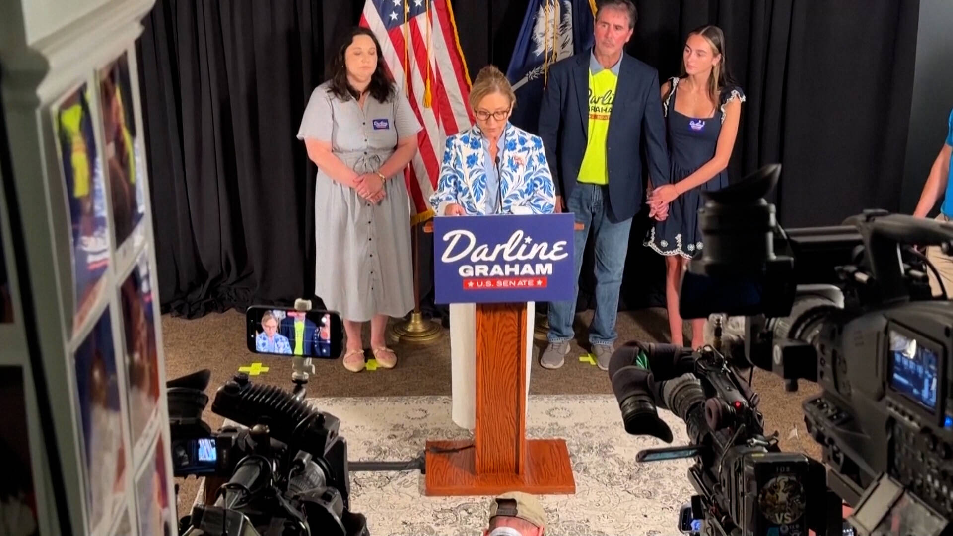Trump reist nach South Carolina, um Senatorin Darline Graham trotz ...
