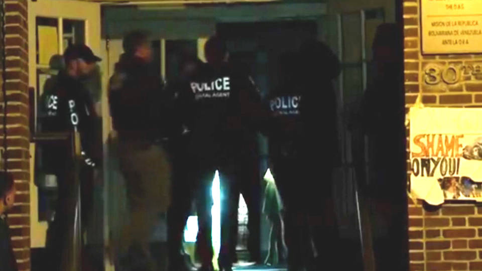 H16 police raid venezuela embassy dc