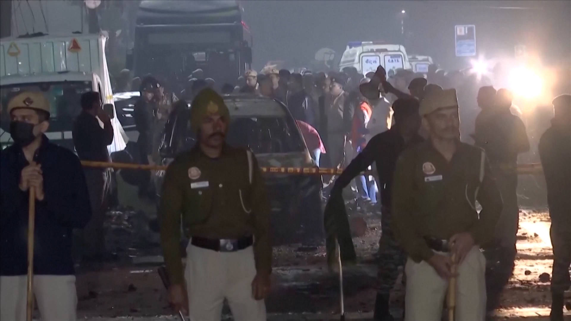 Car Explosion in New Delhi Kills At Least 13 People