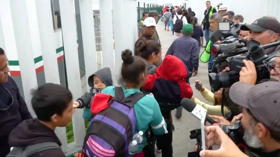 H4 migrant caravan us border