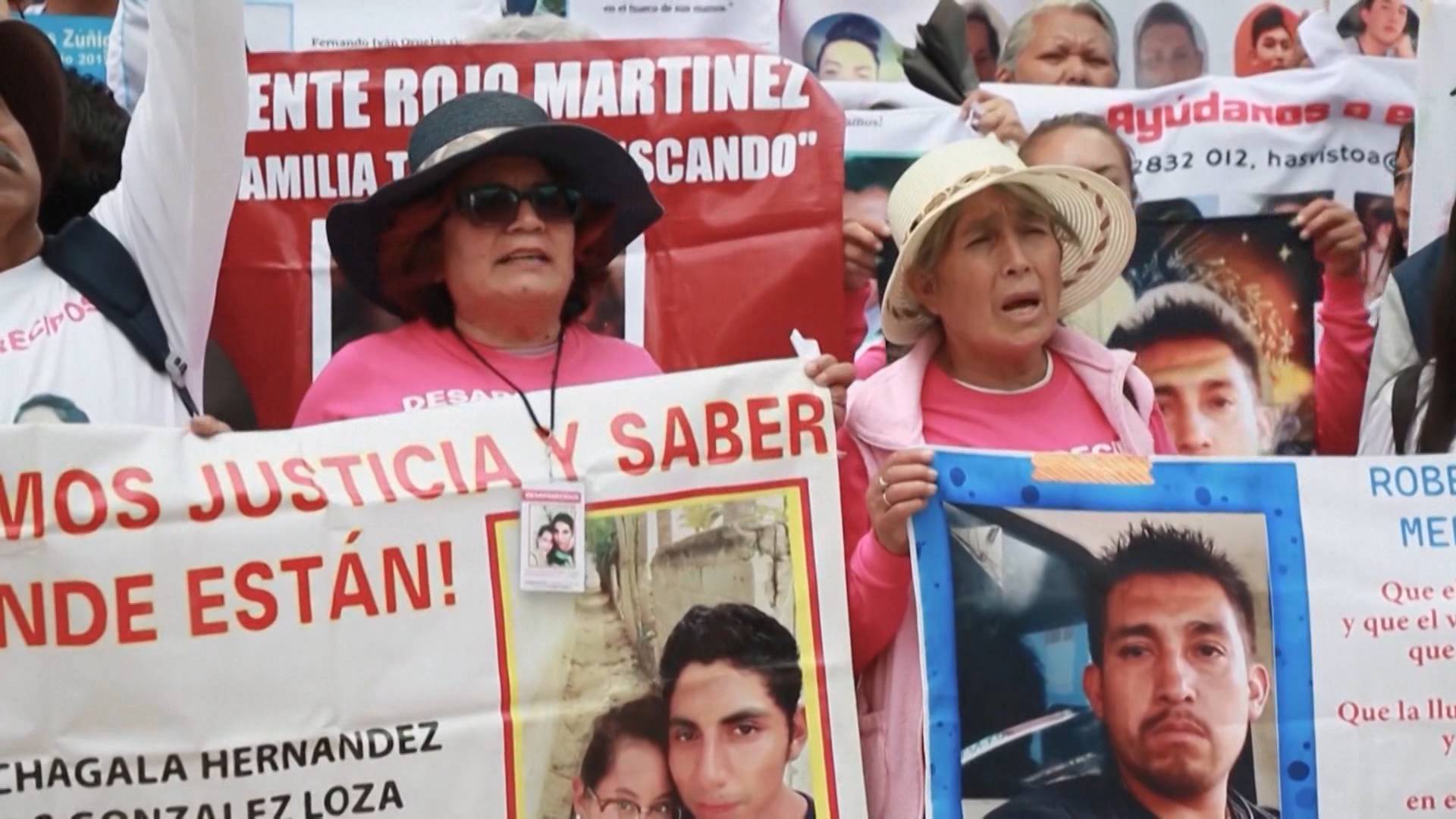 Angehörige von Verschwundenen in Mexiko demonstrieren am Muttertag