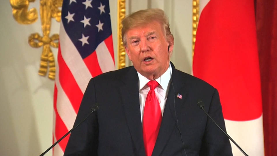 H4 trump japan iran war troops increase zarif