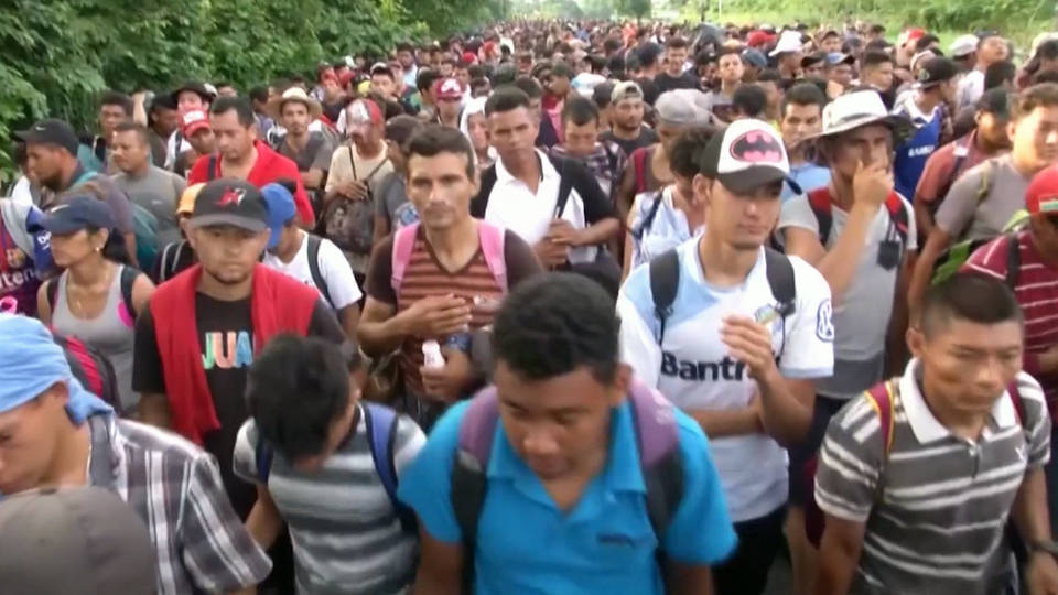 H8 caravan migrants