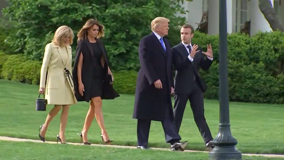 H7 macron trump visit