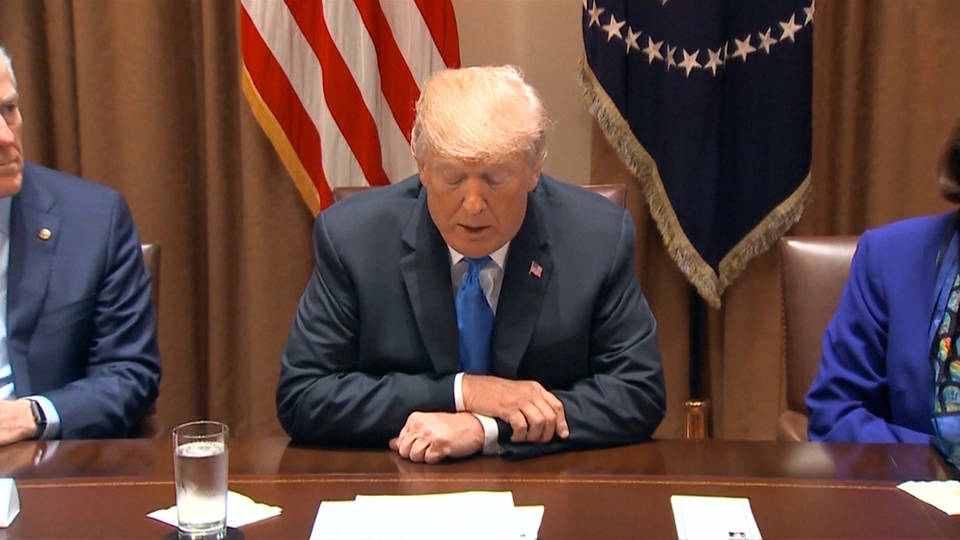 Trump pushing gun reform proposals that include age limit increase on purchases Trump pushing gun reform proposals that include age limit increase on purchases