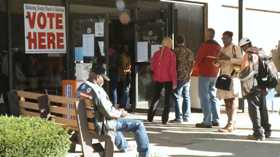 H3 voters head polls statewide elections kentucky trump rally