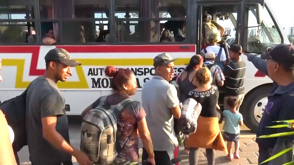 H3 mexico honduras caravan