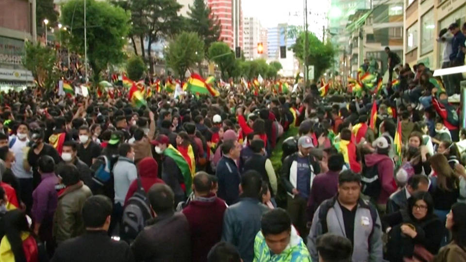 H4 bolivia evo morales carlos mesa election protests fraud runoff