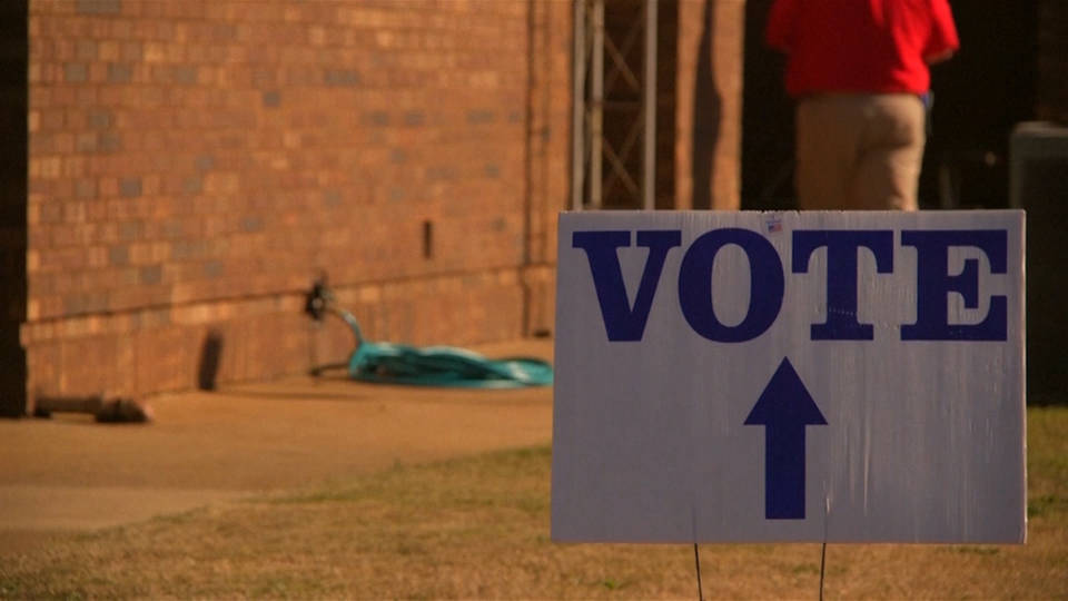 H13 vote sign