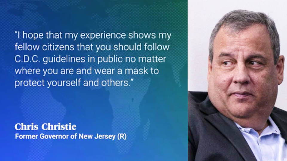 Chris Christie Admits He Was Wrong About Masks After Getting COVID-19