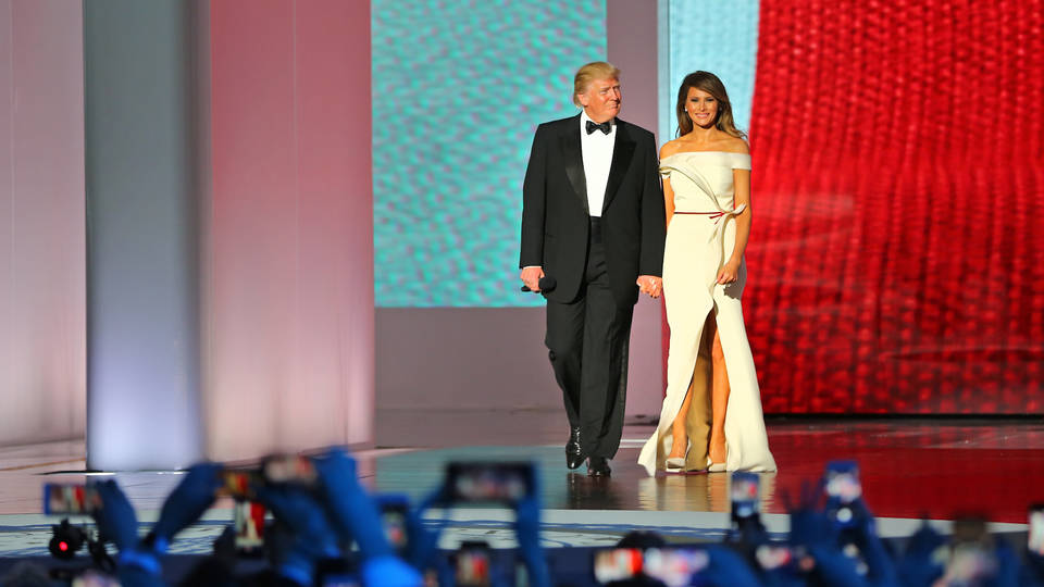 H trump melania inaug ball wide