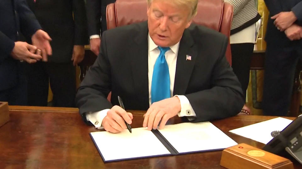 Trump orders creation of Space Force, but within Air Force
