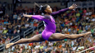 H11 simone biles first balance beam dismount floor competition firsts sexual assault larry nassar usa gymnastics