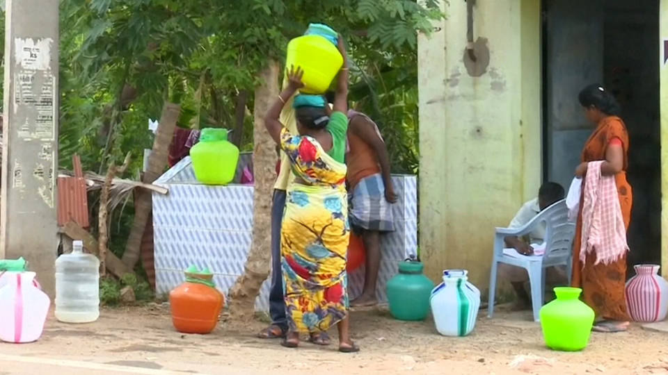 H7 chennai india water crisis drought