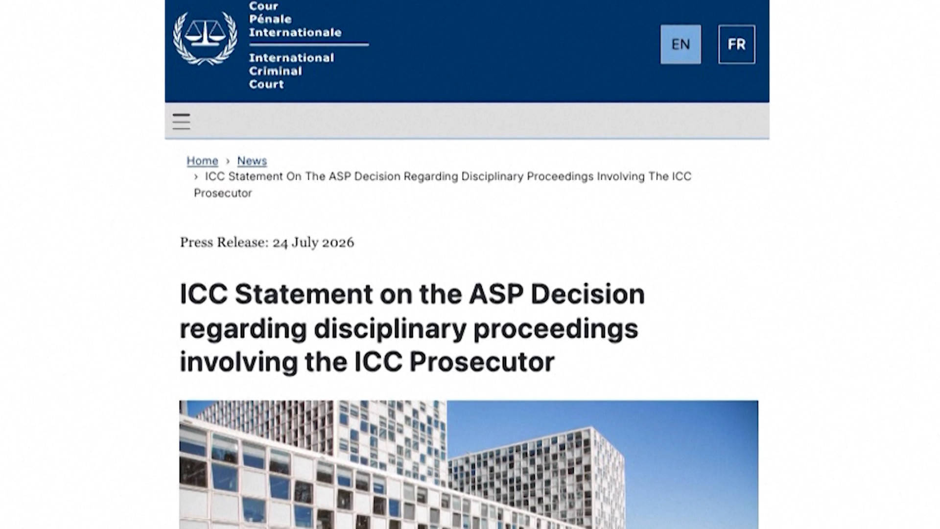 ICC Votes to Remove Chief Prosecutor Karim Khan Following Sexual ...