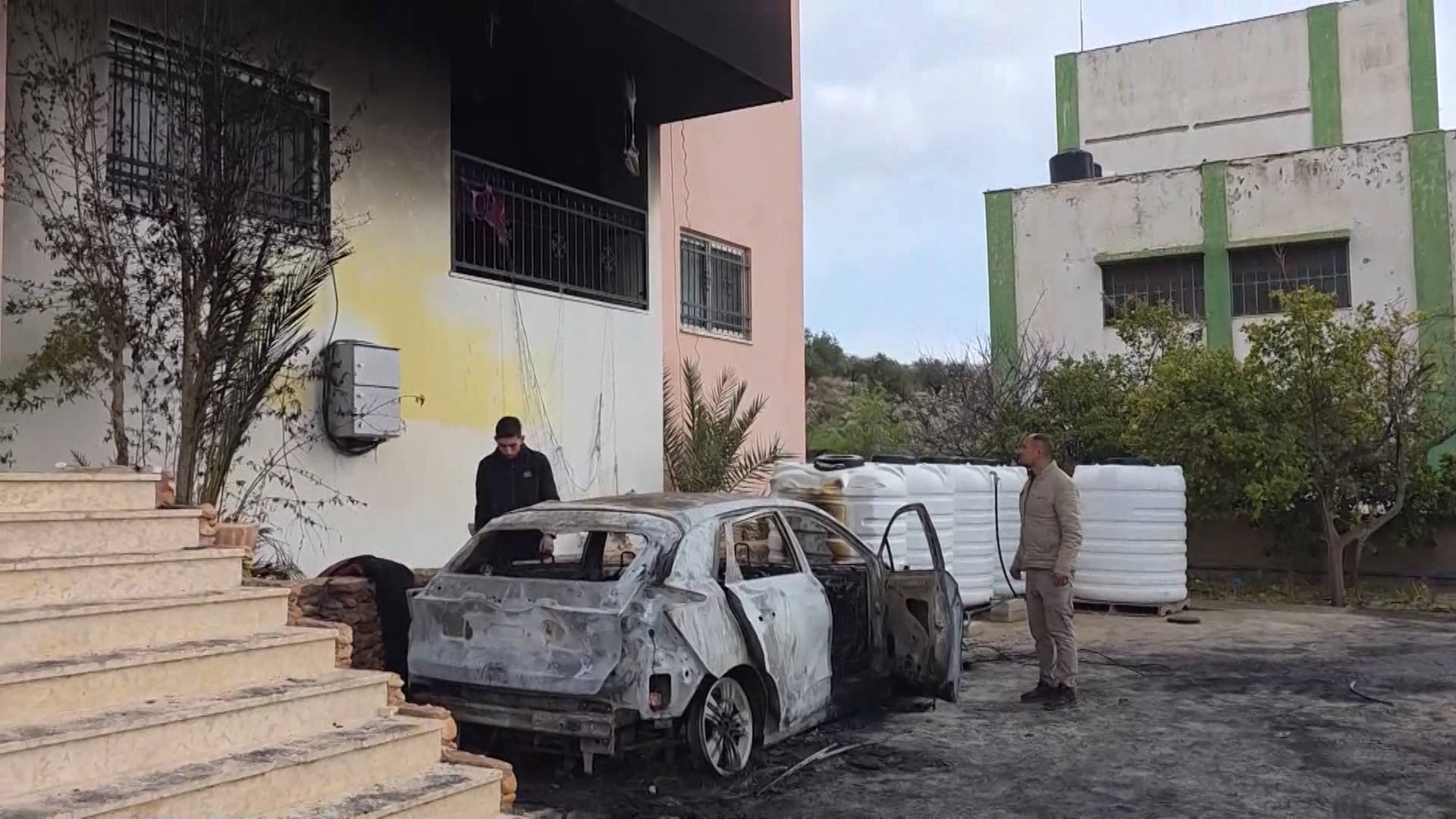 Israeli Airstrikes Kill Four Palestinians in Gaza, as Israeli Settlers Carry Out Attacks in Occupied West Bank