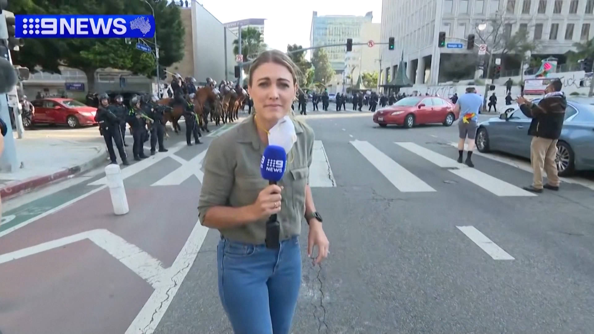 Australia Condemns LAPD Shooting of Reporter, One of Many Attacks on Reporters Covering L.A. Protests
