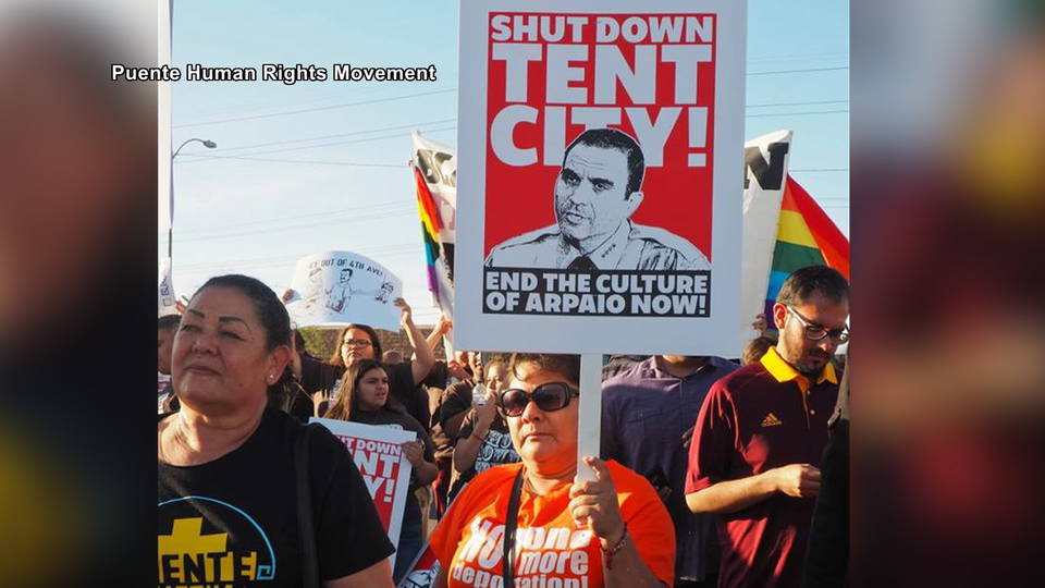 H11 tent city protest