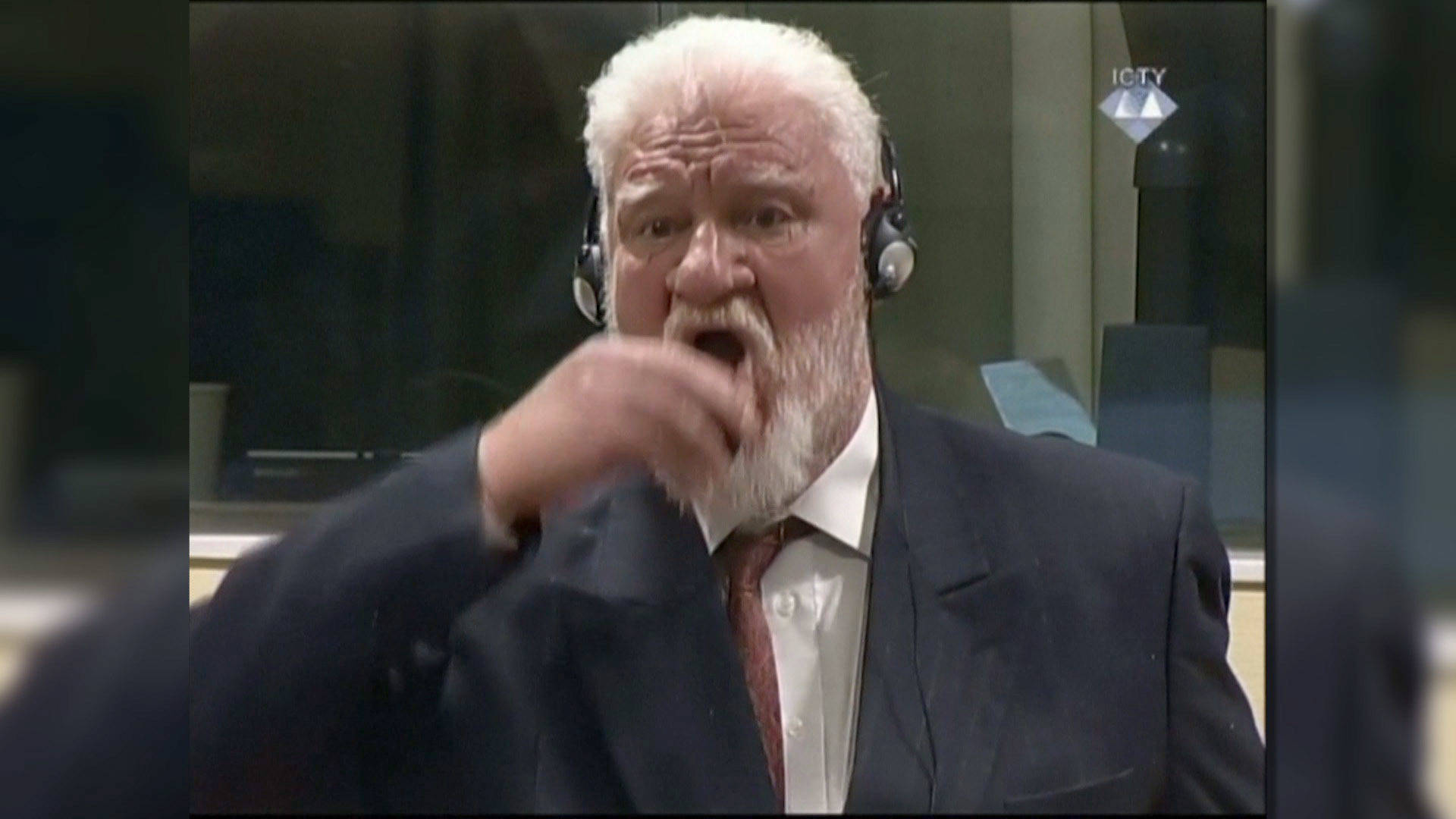 Bosnian War Criminal Dies After Drinking Poison in International