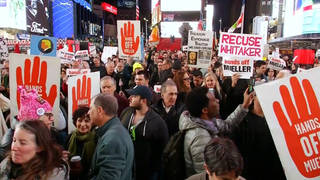 H5 protection mueller probe protest nyc