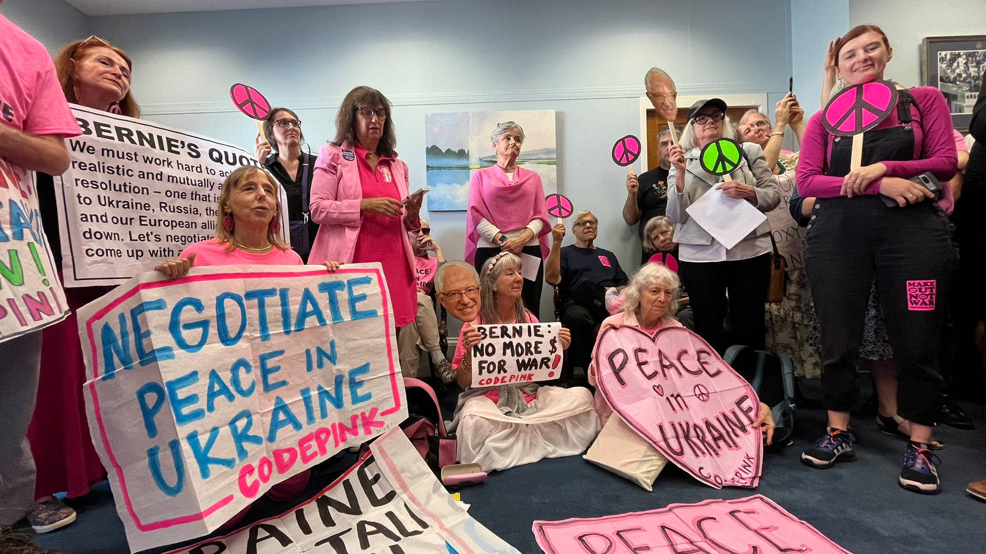 Anti-War Protestors Say Bernie Sanders HAD THEM ARRESTED For Peaceful Demonstration