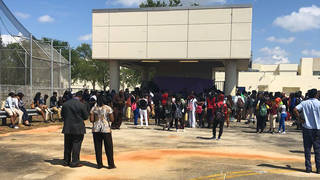 H9 liberty city shooting student walk out