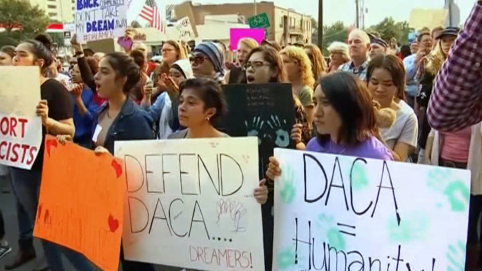 H7 defend daca protesters